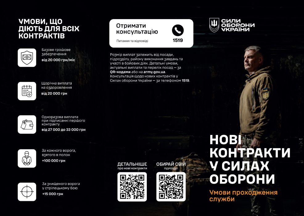 лицьова сторінка брошюри із загальною інформацією