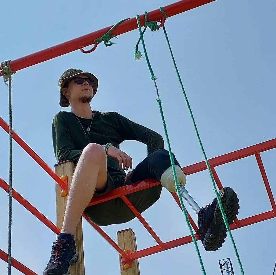 Ветеран війни Андрій Голопапа зараз вчиться КНУ, буде фізиком, як його бабуся і дідусь