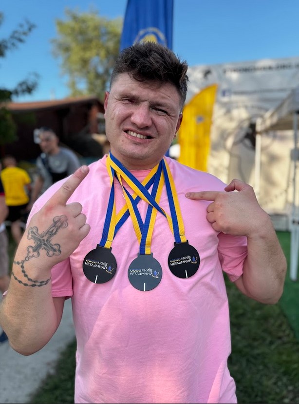 Ветеран Віталій Верес, чемпіон зі стронгмену та штовхання ядра